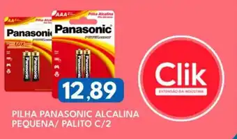 Rancho Bom Supermercados Pilha panasonic alcalina pequena/ palito c/2 oferta