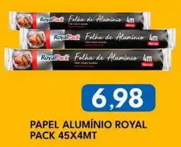 Rancho Bom Supermercados Papel alumínio royal pack oferta