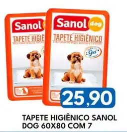 Rancho Bom Supermercados Tapete higiênico sanol dog oferta