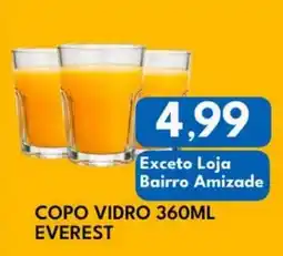 Rancho Bom Supermercados copo vidro everest oferta