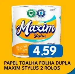 Rancho Bom Supermercados Papel toalha folha dupla maxim stylus oferta
