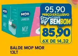 Rancho Bom Supermercados Balde mop mor oferta