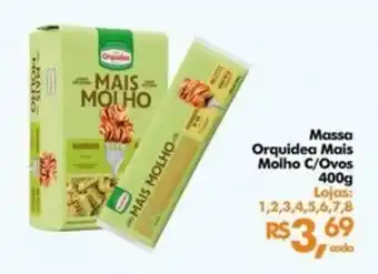 Supermercados Archer Massa Orquidea Mais Molho C/Ovos oferta