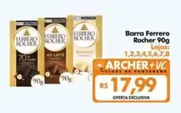 Supermercados Archer Barra Ferrero Rocher oferta