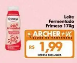 Supermercados Archer Leite fermentado frimesa oferta
