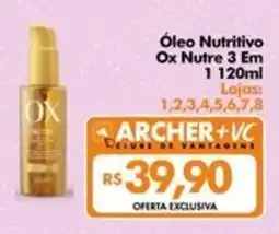 Supermercados Archer Óleo Nutritivo Ox Nutre 3 Em 1 oferta