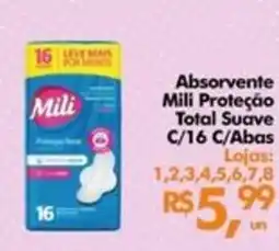Supermercados Archer Absorvente Mili Proteção Total Suave oferta