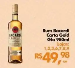 Supermercados Archer Rum Bacardi Carta Gold oferta