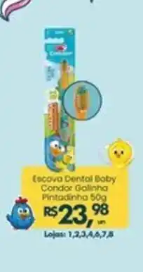 Supermercados Archer Escova Dental Baby Condor Galinha Pintadinha oferta