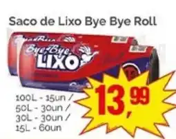 Supermercados Rena Saco de Lixo Bye Bye Roll oferta