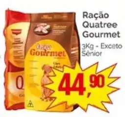 Supermercados Rena Ração Quatree Gourmet oferta