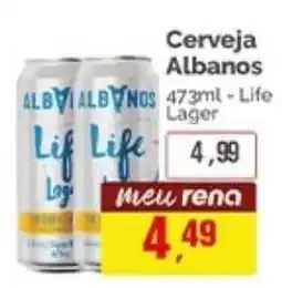 Supermercados Rena Cerveja Albanos oferta