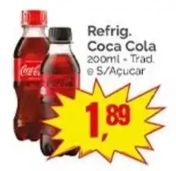 Supermercados Rena Refrig. Coca Cola Trad. e S/Açucar oferta