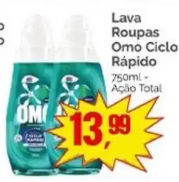 Supermercados Rena Lava Roupas Omo Ciclo Rápido oferta