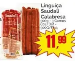 Supermercados Rena Linguiça saudali calabresa oferta