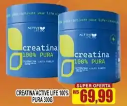Supermercado leal Creatina active life 100% pura oferta