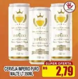 Supermercado leal Cerveja imperio puro malte oferta