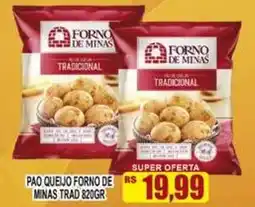 Supermercado leal Pao queijo forno de minas trad oferta