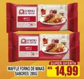 Supermercado leal Waffle forno de minas sabores oferta