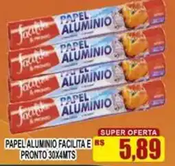 Supermercado leal Papel alumínio facilita e pronto oferta