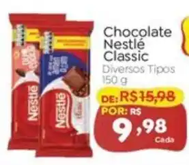 Chocolate Nestlé Classic Diversos Tipos