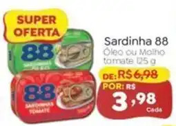 Novo Atacarejo Sardinha 88 oferta