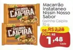 Novo Atacarejo Macarrão instantâneo nissin nosso sabor oferta
