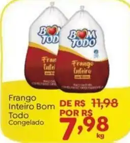Novo Atacarejo Frango inteiro bom todo congelado oferta