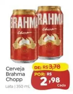 Novo Atacarejo Cerveja Brahma Chopp oferta