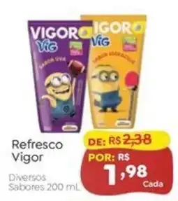 Novo Atacarejo Refresco Vigor oferta