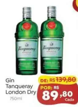 Novo Atacarejo Gin Tanqueray London Dry oferta