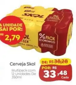 Novo Atacarejo Cerveja Skol oferta