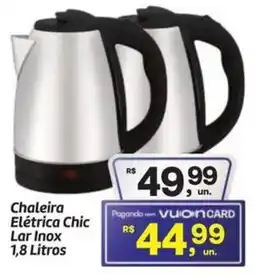 Fort Atacadista Chaleira Elétrica Chic Lar Inox oferta
