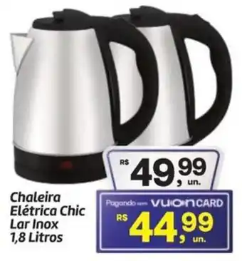 Chaleira Elétrica Chic Lar Inox