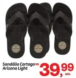 Fort Atacadista Sandália Cartago Arizona Light oferta