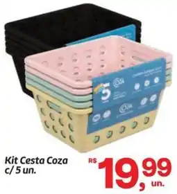 Fort Atacadista Kit Cesta Coza oferta