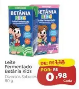 Novo Atacarejo Leite fermentado betânia kids oferta