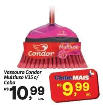 Fort Atacadista Vassoura condor multiuso v35 c/ cabo oferta