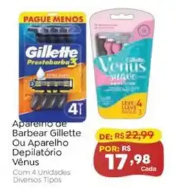 Novo Atacarejo Aparelho de Barbear Gillette Ou Aparelho Depilatório Vênus oferta