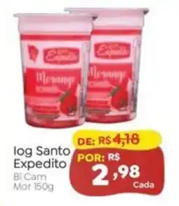 Novo Atacarejo Iogurte santo expedito oferta