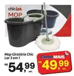 Fort Atacadista Mop Giratório Chic Lar 3 em 1 oferta