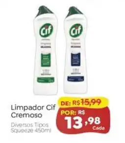Novo Atacarejo Limpador Cif Cremoso oferta
