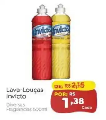 Novo Atacarejo Lava-Louças Invicto oferta