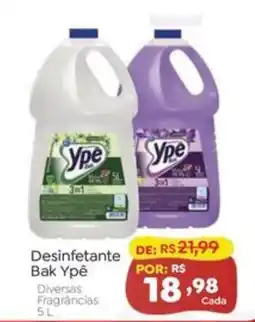 Novo Atacarejo Desinfetante Bak Ypê oferta