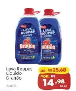 Novo Atacarejo Lava Roupas Líquido Dragão oferta
