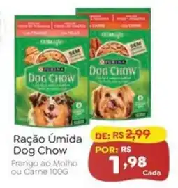 Novo Atacarejo Ração Úmida Dog Chow oferta