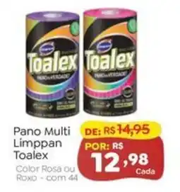 Novo Atacarejo Pano Multi Limpan Toalex oferta