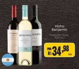 Novo Atacarejo Vinho benjamin diversos tipos oferta