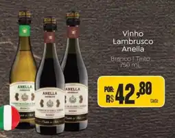 Novo Atacarejo Vinho Lambrusco Anella oferta