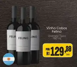 Novo Atacarejo Vinho Cobos Felino oferta